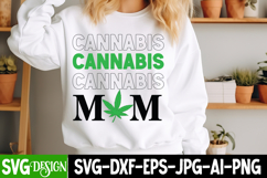 Cannabis Mom SVG Cut File, Weed SVG Cut File | Marijuana SVG Product Image 3