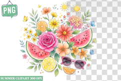 Summer Whimsical Clipart,Summer png,Beach Sublimation png Product Image 1