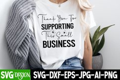Thank You For Supporting This Small Business SVG Design Product Image 2