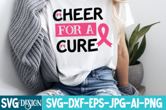 Cheet for a Cure SVG Design,Breast Cancer svg Design Product Image 2
