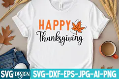 Happy Thanksgiving Svg Design,Happy Thanksgiving Quotes Product Image 3