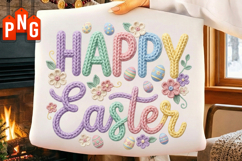 Happy Easter PNG,Happy Easter Sublimation Design Product Image 2