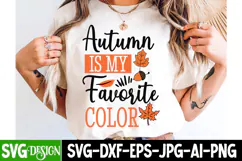 Autumn is my Favorite Color SVG Design | Autumn SVG Design Product Image 4