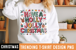 Have a Holly Jolly Christmas Sublimation Design Product Image 1