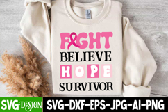 Breast Cancer SVG Bundle|Awareness Month SVG Bundle Product Image 14