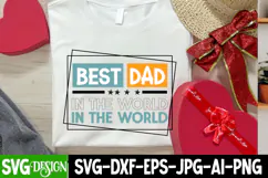 Best dad in the world SVG | Dad SVG | Funny Dad SVG Product Image 2