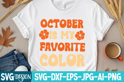 October is my Favorite Color SVG Design,Fall SVG Design Product Image 2