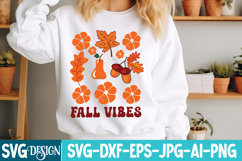 Fall Vibes SVG | Funny Fall SVG File | Fall SVG Design Product Image 3