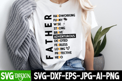 Father&#039;s Day SVG Design,Dad SVG Cut File,Happy Father&#039;s Day Product Image 2