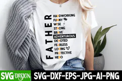 Father's Day SVG Design,Dad SVG Cut File,Happy Father's Day Product Image 2