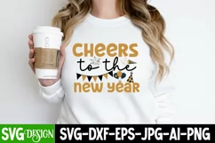 Happy New Year 2024 SVG Cut File,Happy New Year 2024 SVG Product Image 2