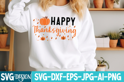 Happy Thanksgiving Cut File ,Happy Thanksgiving Sublimation Product Image 1