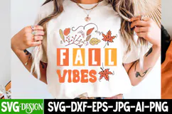 Fall Vibes SVG | Funny Fall SVG File | Autumn SVG Design Product Image 3