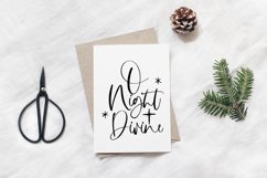 &quot;O Night Divine&quot; Religious Christmas SVG PNG Dxf AI EPS Product Image 2