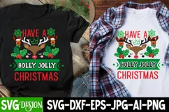 Have a Holly Jolly Christmas SVG Cut File,Christmas SVG PNG Product Image 2