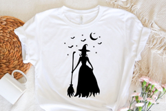 Halloween Svg Witch Svg Flying Witch Svg Product Image 2