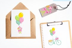 Floral Bicycles graphics and illustrations Product Image 4