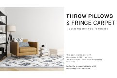 Throw Pillows & Fringe Carpet Set Product Image 1