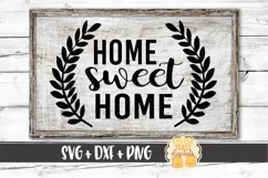 Home Sweet Home - Welcome SVG PNG DXF Cut Files Product Image 1