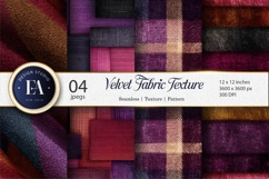Luxury Velvet Fabric Seamless Pattern Art Digital Paper Product Image 1