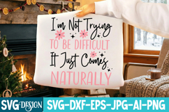 12 Sarcastic SVG Design,Sarcastic SVG Cut Files.Funny SVG Product Image 6