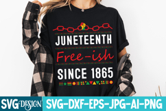 Juneteenth Fresh-ish Since 1865 SVG,Black History Month SVG Product Image 1