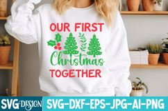 Our First Christmas Together Svg Design,Christmas Svg Design Product Image 3