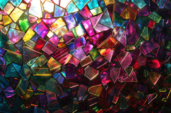 Colorful Broken Glass Background Wallpaper Product Image 1