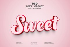 Sweet editable 3d text effect Product Image 1