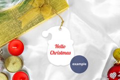 Christmas Santa Claus Ornament Mockup PSD, Santa Claus Mock Product Image 2