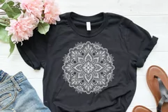 Mandala Svg, Zentangle Svg, Mandala Sunflower Svg, Mandala Product Image 3
