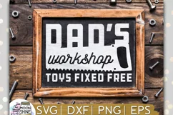 Dad's Workshop Toys Fixed Free SVG DXF PNG EPS Cutting Files Product Image 1