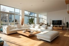 Modern living room with natural light and stylish decor Product Image 1