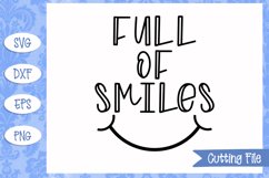 Full of smiles SVG File Product Image 1