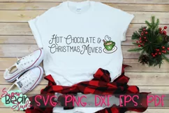 Hot Chocolate & Christmas Movies - A Christmas SVG Product Image 2