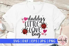 Daddy little love bug - Love & Family SVG EPS DXF PNG Product Image 1