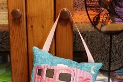 Tow Along Camper Mug Rug or Doorknob Hanger Pattern - Machine Embroidery Product Image 3