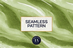 Matcha Green Tea Pattern, Matcha Aesthetic Digital Paper Product Image 3