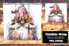Captivating Watercolor Gnome Tumbler Collection Product Image 1