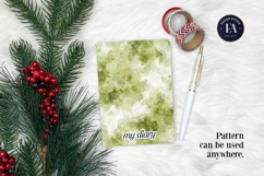 Matcha Green Tea Pattern, Matcha Aesthetic Digital Paper Product Image 4