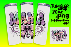Beautiful 20oz Tumbler Artwork , Mama Product Image 1