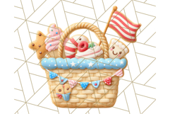 Fourth of July Cookie PNG, Patriotic Clipart USA Treats Png Product Image 3