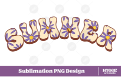 Floral Summer Png Retro Flowers Sublimation Daisy Daisies Product Image 1