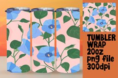 Spring Pastel Boho Bouquet Delight Tumbler Wrap Product Image 1