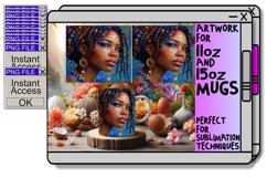 Melanin Magic: Sublimation Mug Designs Product Image 1