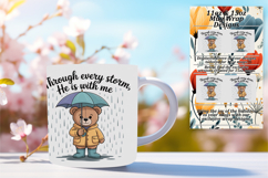 Elegant 11oz Mug Wrap Png Template , Religious Product Image 1