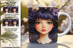 CLASSY PNG Mug Wrap Design 15oz , Fairy Product Image 1