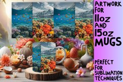 Captivating Landscape Mug Wrap for Sublimation 11oz/15oz Product Image 1