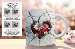 Enchanted Garden: Sublimation Heart Mug Assortment Product Image 1