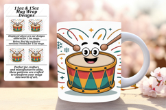 Magical 11oz Mug Wrap Png Design , Cute Christmas Product Image 1